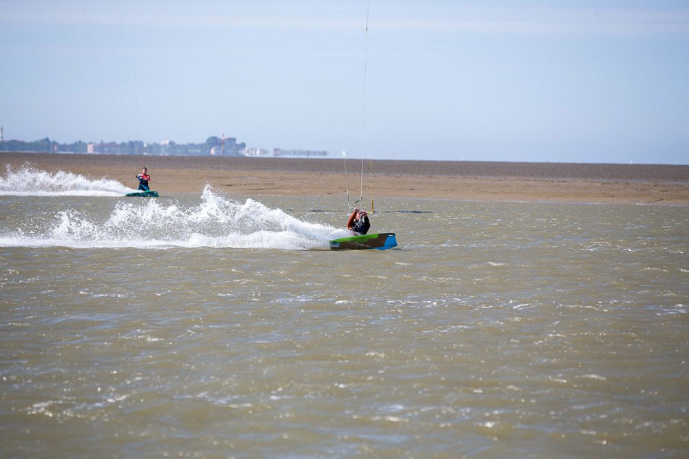 Surfen und Kiten 