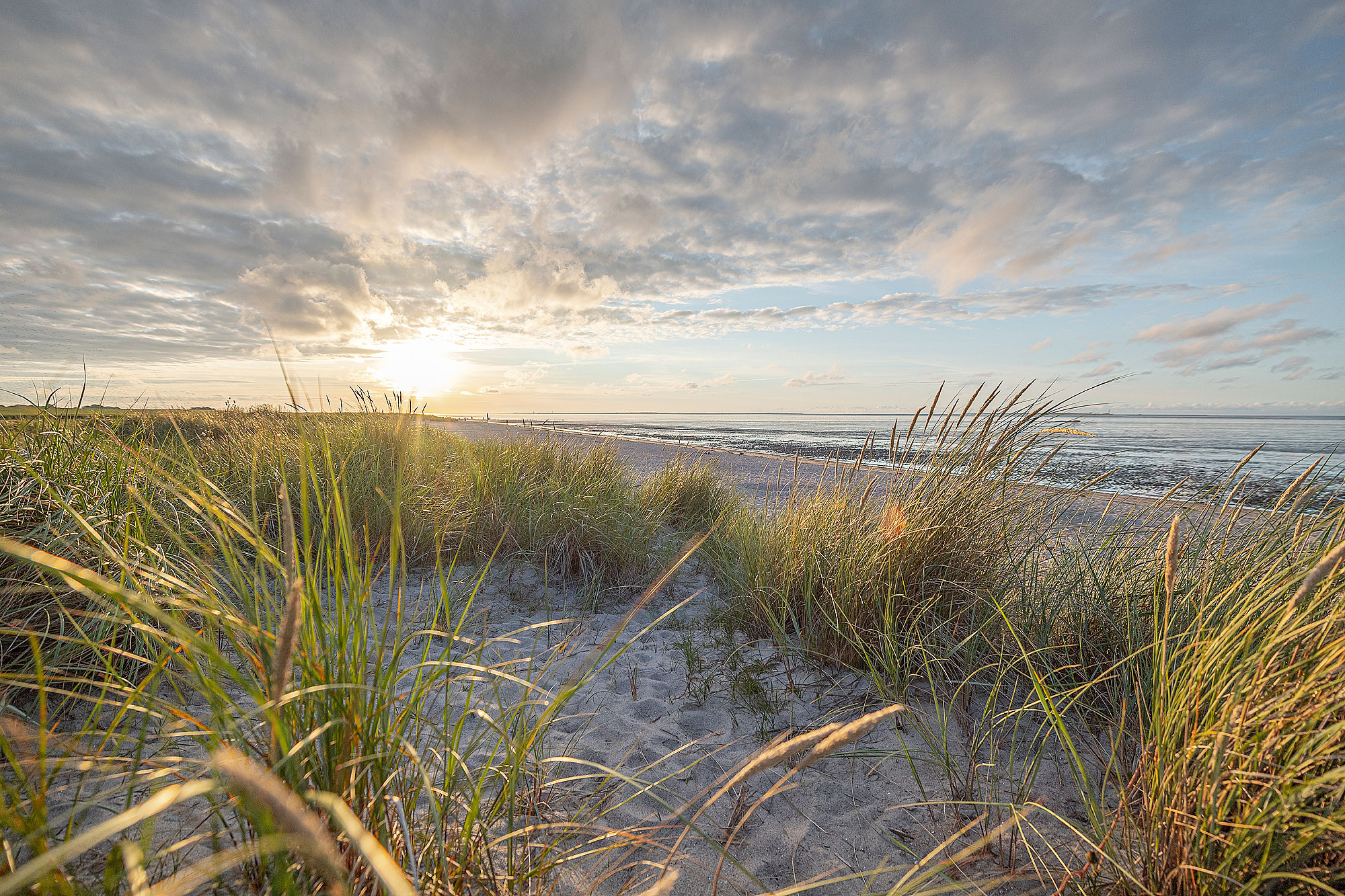 Schillig_Sonnenuntergang_Dünen